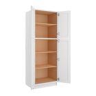 Colorado Shaker White Utility Cabinet 30"W x 84"H Cleveland - Town Sell Cabinets