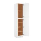 Charleston Linen Utility Cabinet 18"W x 96"H Cleveland - Town Sell Cabinets