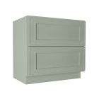 2 Drawer Base Cabinet 36" Cleveland - Town Sell Cabinets