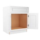 Key Largo White Sink Base Cabinet 27"W Cleveland - Town Sell Cabinets