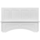 Shaker White Elite Square Hood 48" with Fan and Liner Cleveland - Town Sell Cabinets