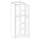 Key Largo White Utility Cabinet 24"W x 84"H Cleveland - Town Sell Cabinets