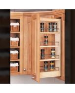 Wall Filler Pull-Out with Adjustable Shelves - Fits Best in Behind 6" Filler 30" Tall Cleveland - Town Sell Cabinets