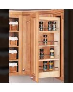 Wall Filler Pull-Out with Adjustable Shelves - Fits Best in Behind 6" Filler 42" Tall Cleveland - Town Sell Cabinets