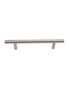 Brushed Nickle Contemporary Steel Pull 8-3/16 in Cleveland - Town Sell Cabinets