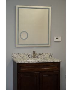 Aries Quartz Undermount Single Sink Bathroom Vanity Top 49" x 22" Cleveland - Town Sell Cabinets