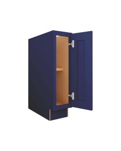 Navy Blue Shaker Base Full Height Door Cabinet 9" Cleveland - Town Sell Cabinets