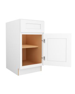 Summit Shaker White Base Cabinet 18" Cleveland - Town Sell Cabinets