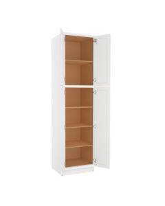 Charleston Linen Utility Cabinet 24"W x 96"H Cleveland - Town Sell Cabinets