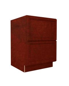 2 Drawer Base Cabinet 24" Cleveland - Town Sell Cabinets