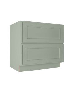 2 Drawer Base Cabinet 36" Cleveland - Town Sell Cabinets