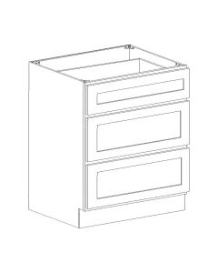 Drawer Base Cabinet 30" Cleveland - Town Sell Cabinets