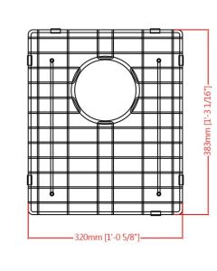 F0124YZ2 Stainless Steel Sink Grid Cleveland - Town Sell Cabinets