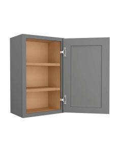 Grey Shaker Elite Wall Cabinet 18"W x 30"H Cleveland - Town Sell Cabinets