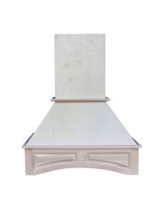 Unfinished Charleston Angled Hood 30" Cleveland - Town Sell Cabinets