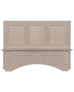 Unfinished Shaker Square Hood 42" Cleveland - Town Sell Cabinets