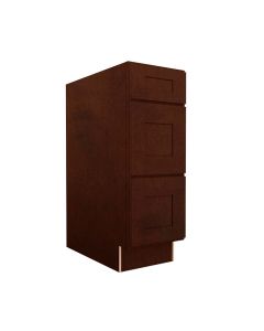 3 Drawer Base Cabinet 12" Cleveland - Town Sell Cabinets