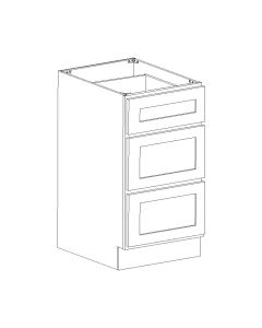 Vanity Drawer Base Cabinet 15" Cleveland - Town Sell Cabinets