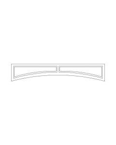 Arched Valance 48" Cleveland - Town Sell Cabinets