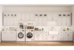 Colorado White Shaker Cleveland - Town Sell Cabinets