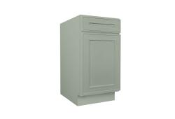 Craftsman Lily Green Shaker Cleveland - Town Sell Cabinets