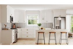 Colorado White Shaker Cleveland - Town Sell Cabinets