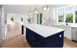 Navy Blue Shaker Cleveland - Town Sell Cabinets