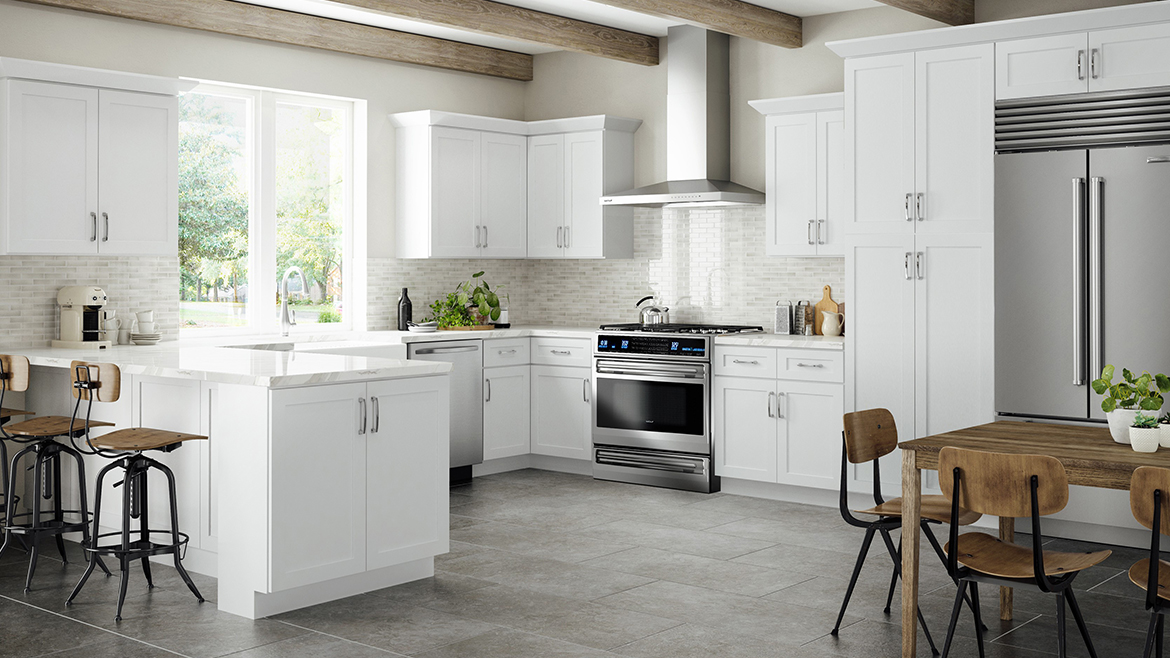 Summit Shaker White Cleveland - Town Sell Cabinets