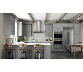 Grey Shaker Elite Cleveland - Town Sell Cabinets