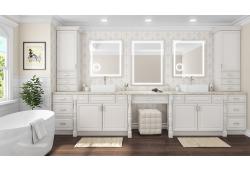 Bristol Linen Bath Vanities Cleveland - Town Sell Cabinets