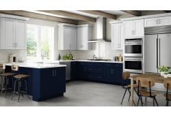 Navy Blue Shaker Cleveland - Town Sell Cabinets